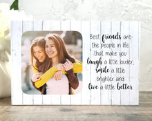 Load image into Gallery viewer, 1014 - Best Friend Birthday Gift Photoblock - Best friends are the people...
