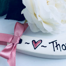 Load image into Gallery viewer, 9014 - Personalised Hand Painted Ceramic Wedding Horseshoe