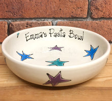 Load image into Gallery viewer, 9012 - Personalised Hand Painted Ceramic Pasta Bowl