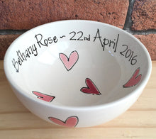 Load image into Gallery viewer, 9002 - Personalised Hand Painted Ceramic Bowl