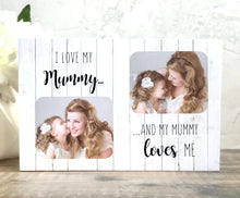 Load image into Gallery viewer, 1059 - 2 Photo Photoblock - I/We love my/our..........