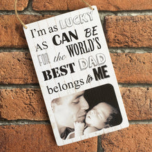 Load image into Gallery viewer, 1138 - Daddy Wood Hanging Plaque