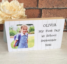 Load image into Gallery viewer, 1120 - 1st Day at School Photoblock