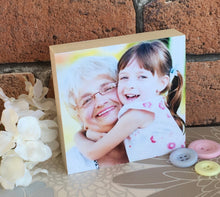 Load image into Gallery viewer, 1099 - Square Photoblock - Choose own text