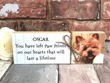 Load image into Gallery viewer, 1087 - Pet Memorial Shelf Sitter