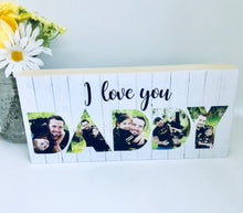 Load image into Gallery viewer, 1046 - DADDY/DAD Photo Woodblock