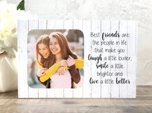 Load image into Gallery viewer, 1015 - Best Friend Birthday Gift Photoblock - Best friends are hard to find...