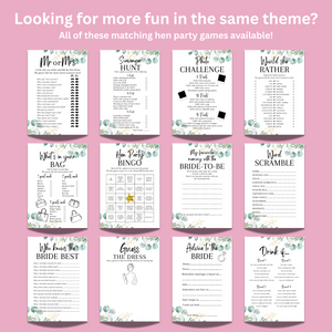 Name the Toy! Cheeky Hen Party Game | Funny A5 Bridal Shower Game | Hilarious Adult Icebreaker for Bachelorette Parties