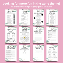 Load image into Gallery viewer, Name the Position! Funny Hen Party Game | Cheeky A5 Bridal Shower Game | Saucy Bachelorette Icebreaker for Adults