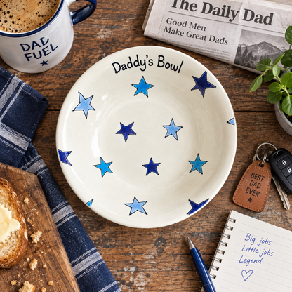 Personalised Ceramic Pasta Bowl – Hand Painted Kids & Adults