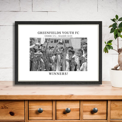 Personalised Sports Team Photo Frame & Print – Football, Rugby & Team Gifts