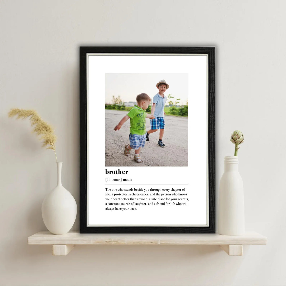Personalised Brother Definition Photo Frame – Brother Gift