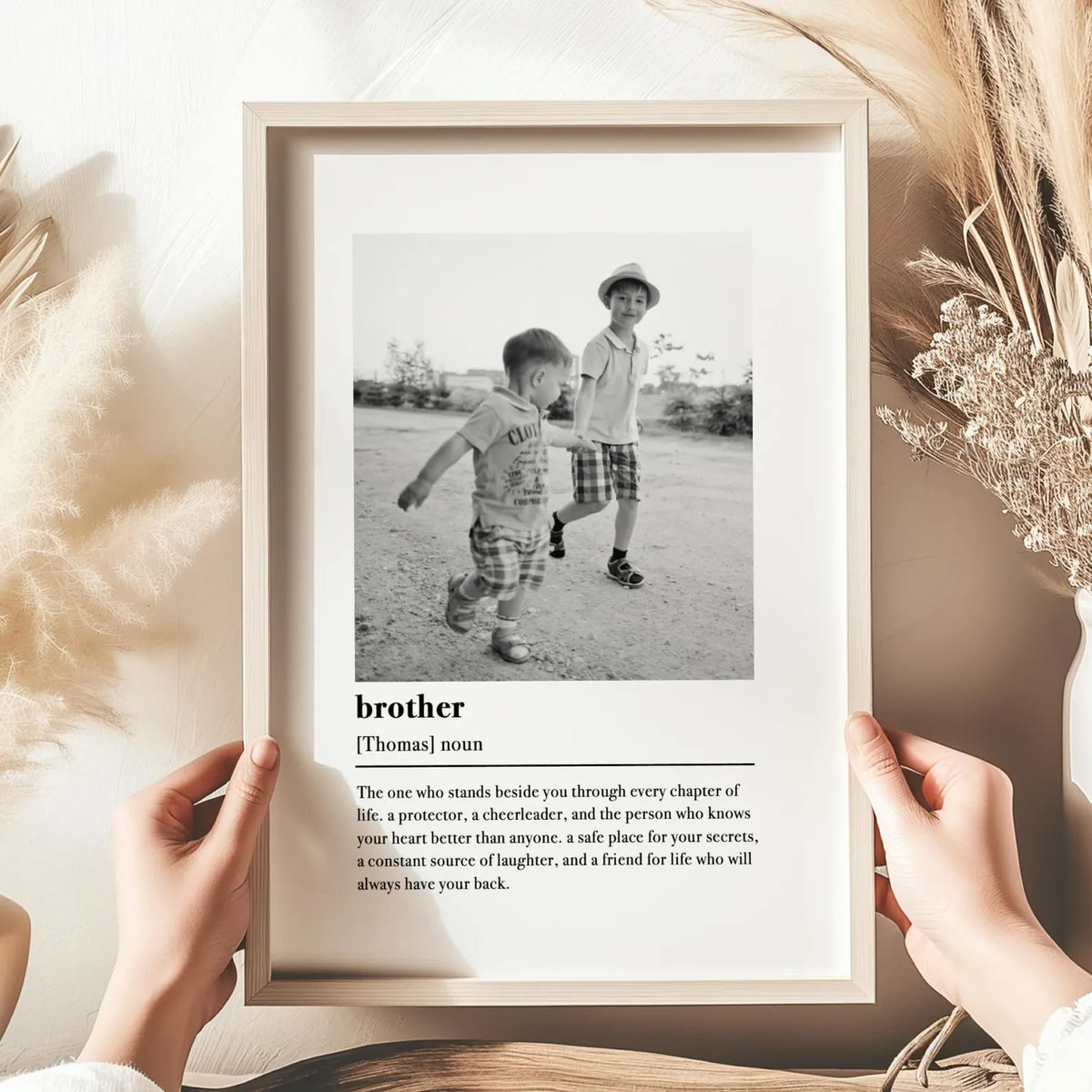 Personalised Brother Definition Photo Frame – Brother Gift