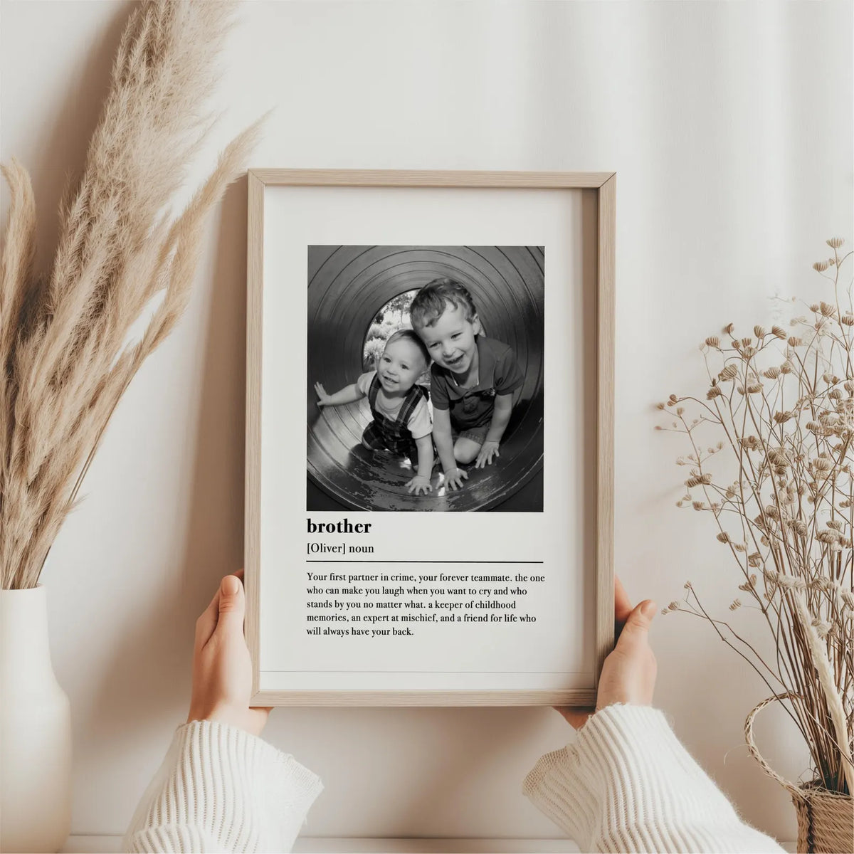 Personalised Brother Definition Photo Frame – Brother Gift