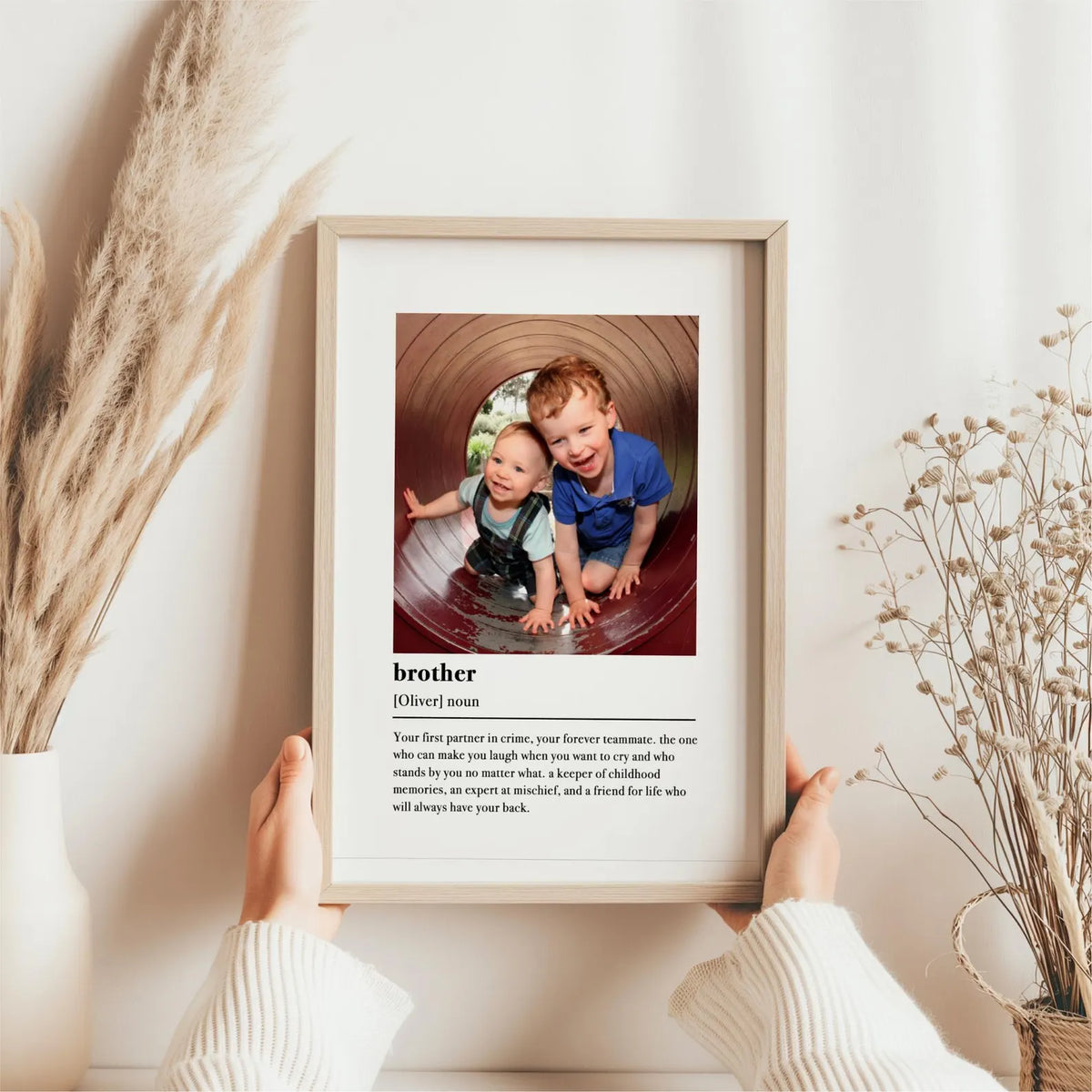 Personalised Brother Definition Photo Frame – Brother Gift