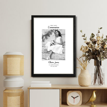 Personalised First Holy Communion Photo Frame – Communion Keepsake Gift