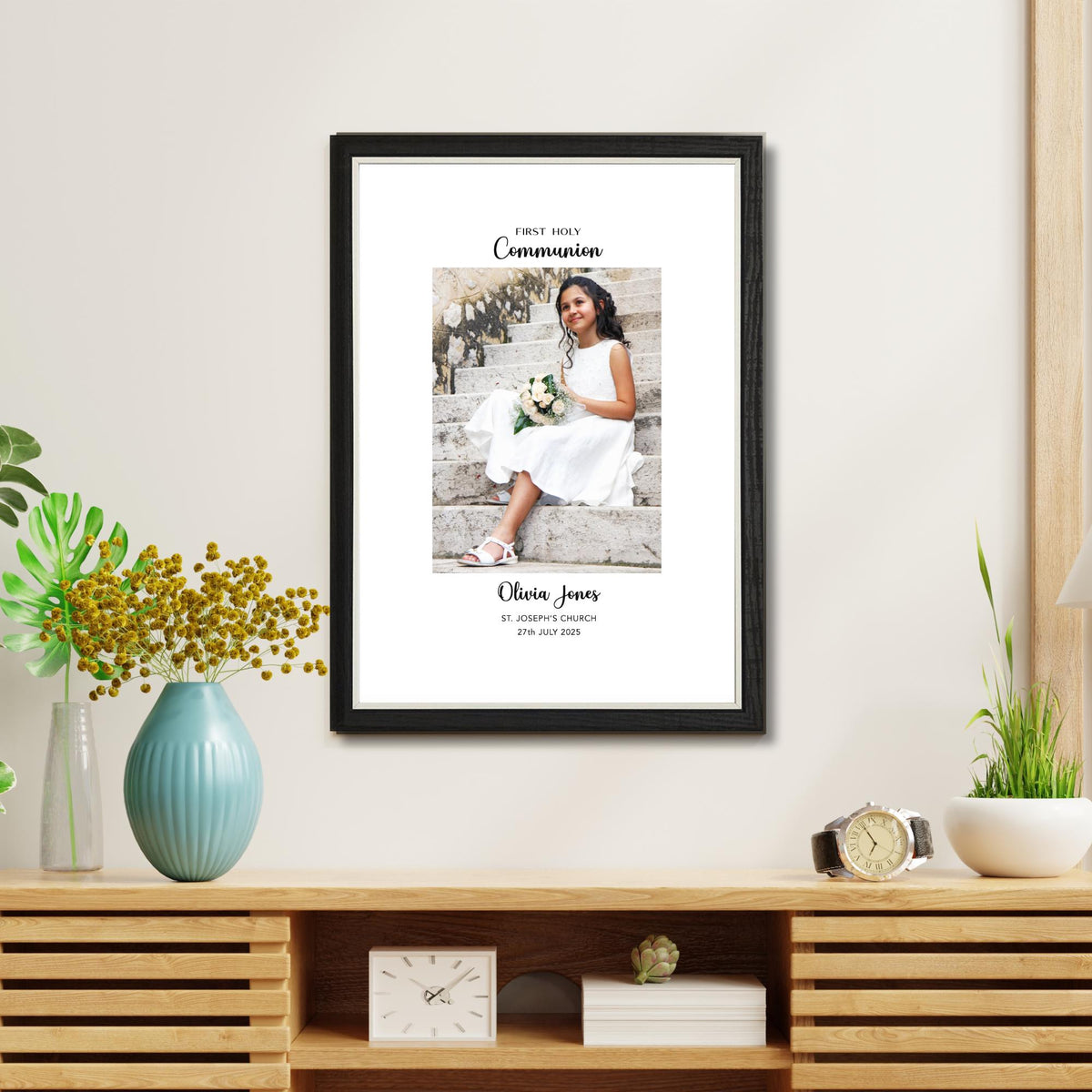 Personalised First Holy Communion Photo Frame – Communion Keepsake Gift