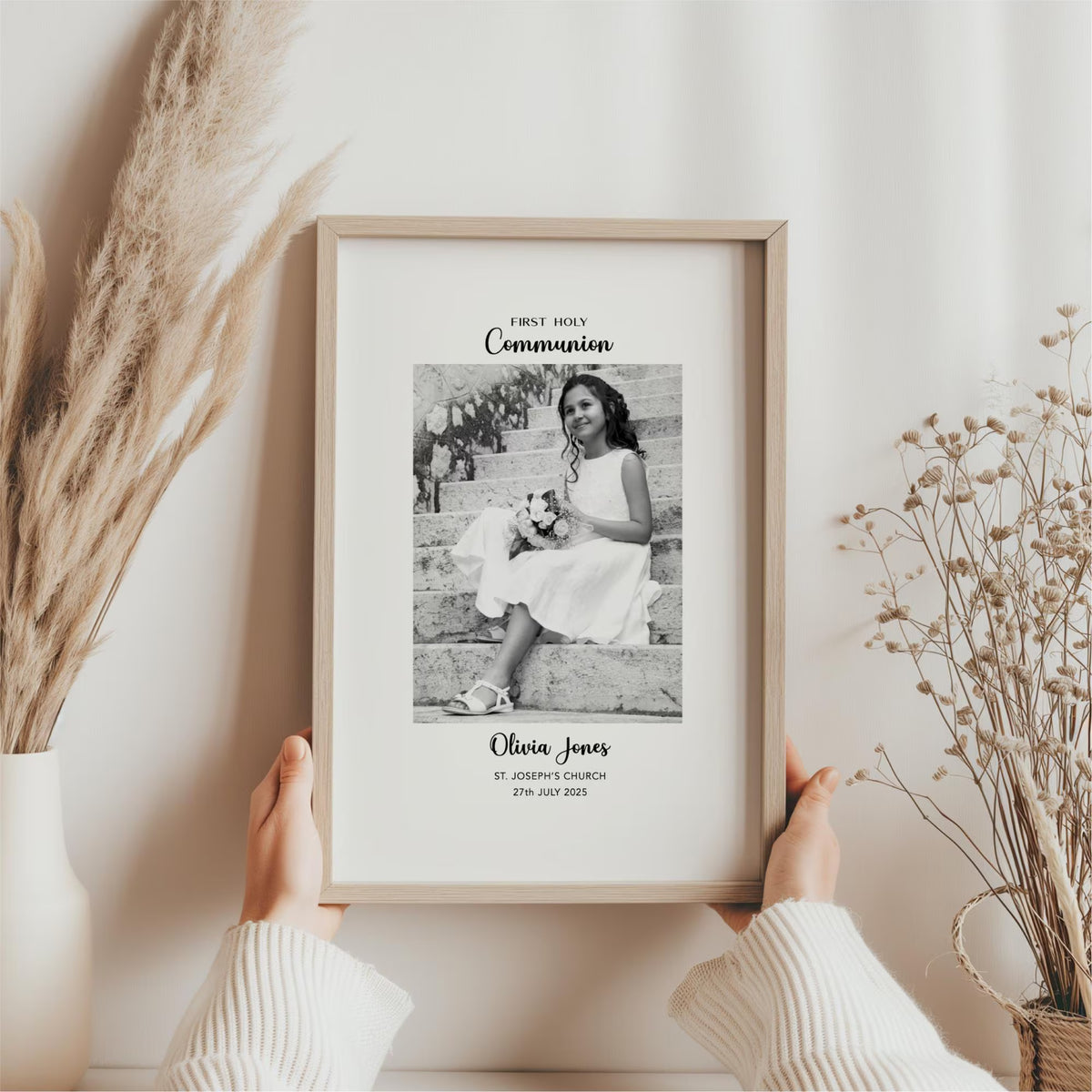 Personalised First Holy Communion Photo Frame – Communion Keepsake Gift
