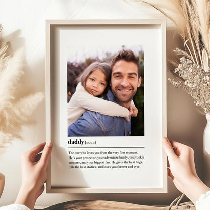 Daddy Definition Print & Frame – Father's Day Gift for Dad