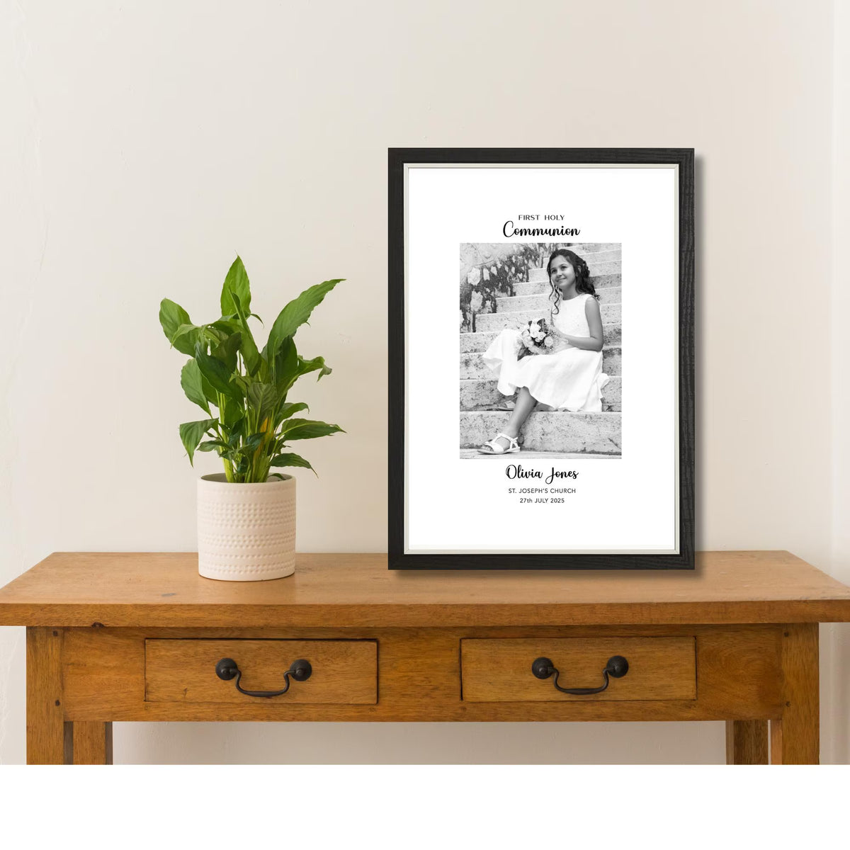 Personalised First Holy Communion Photo Frame – Communion Keepsake Gift