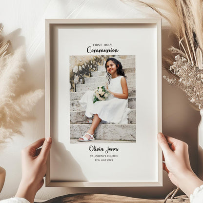 Personalised First Holy Communion Photo Frame – Communion Keepsake Gift