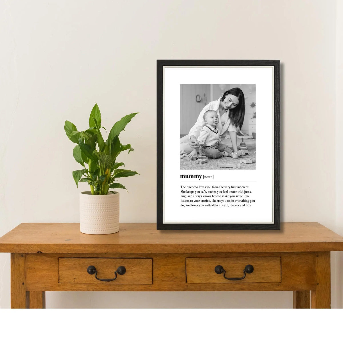 Mummy Definition Print & Frame – Mother's Day Gift for Mum