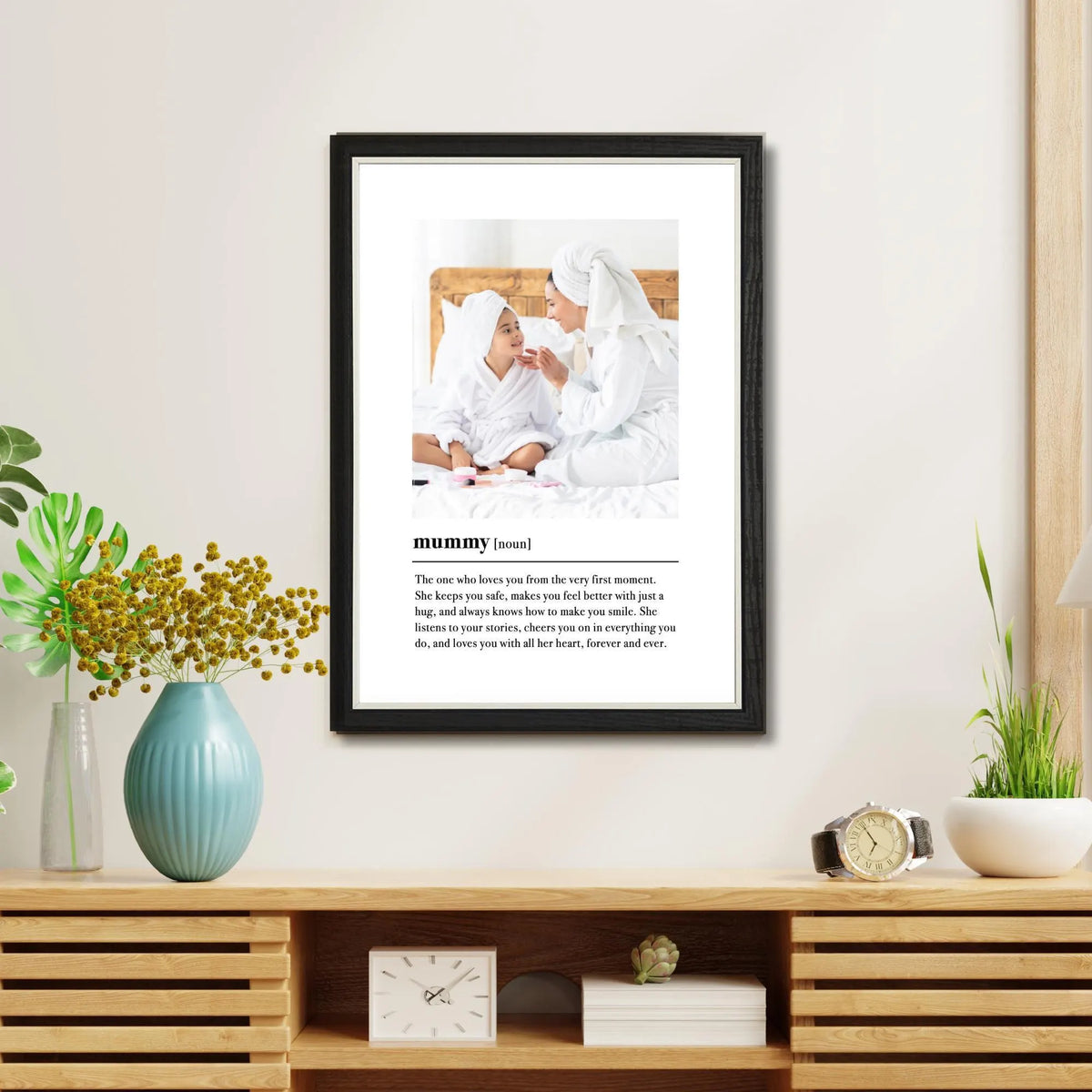 Mummy Definition Print & Frame – Mother's Day Gift for Mum
