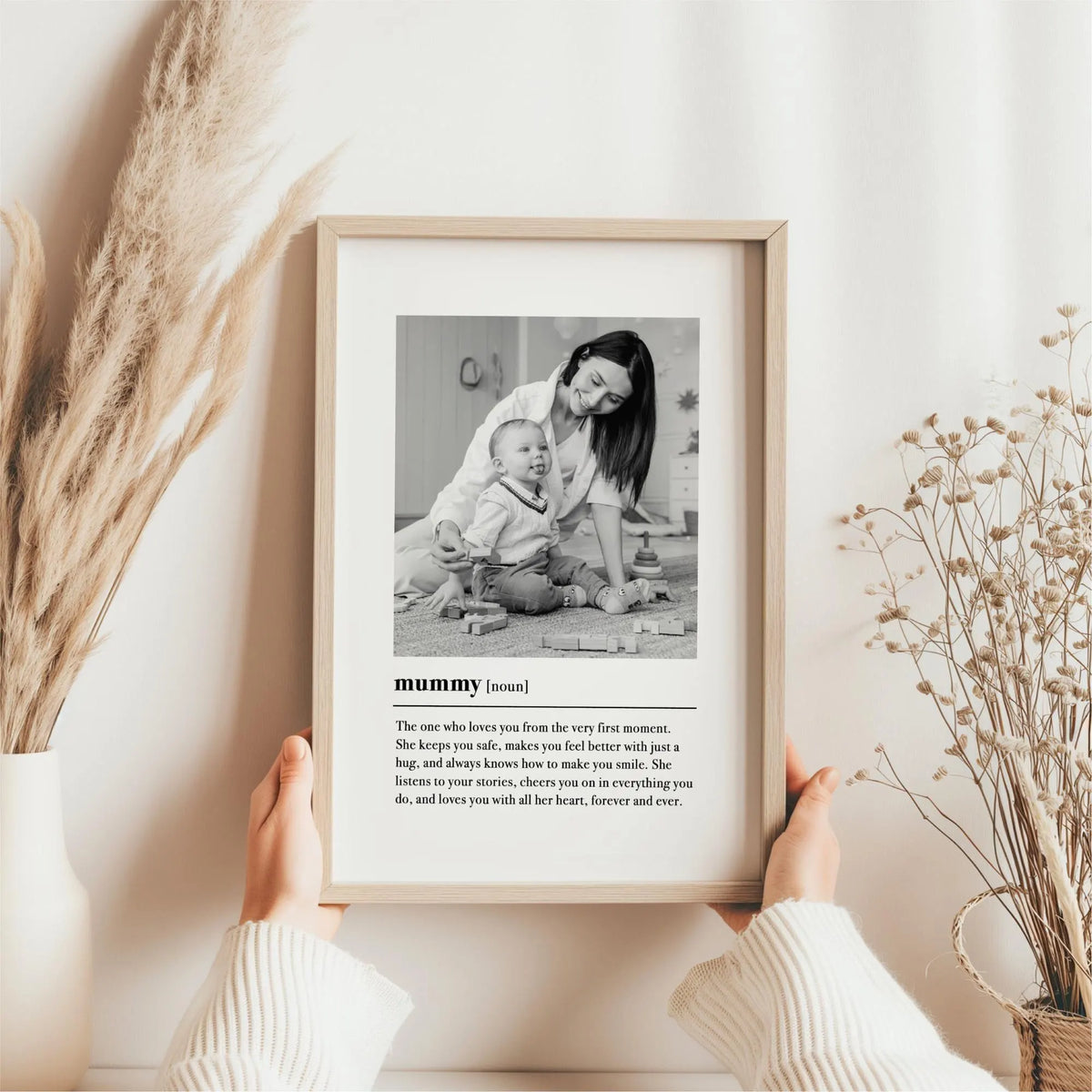 Mummy Definition Print & Frame – Mother's Day Gift for Mum
