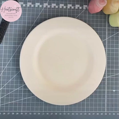 Personalised Ceramic Pasta Bowl – Hand Painted Kids & Adults