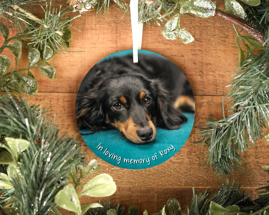 Personalised Dog Memorial Ornament