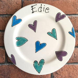 9003 - Personalised Hand Painted Ceramic Plate