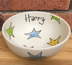9002 - Personalised Hand Painted Ceramic Bowl