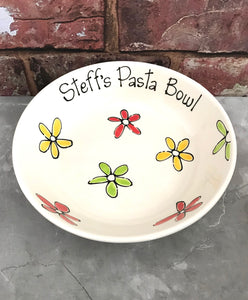 9002 - Personalised Hand Painted Ceramic Bowl