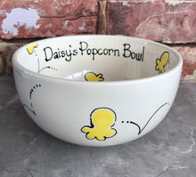 Load image into Gallery viewer, 9011 - Personalised Hand Painted Ceramic Popcorn Bowl