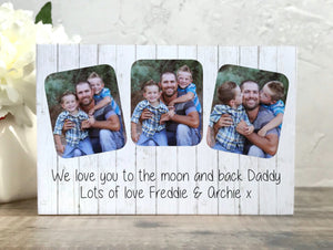 1036 - Daddy Photoblock - I'm as lucky as can be...