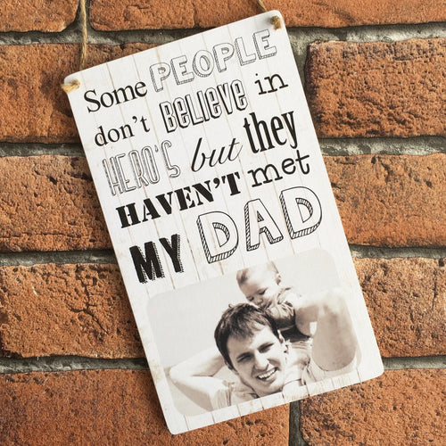 1138 - Daddy Wood Hanging Plaque