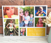 Load image into Gallery viewer, 1104 - Family Storyboard Wooden Photo Wall Hanging