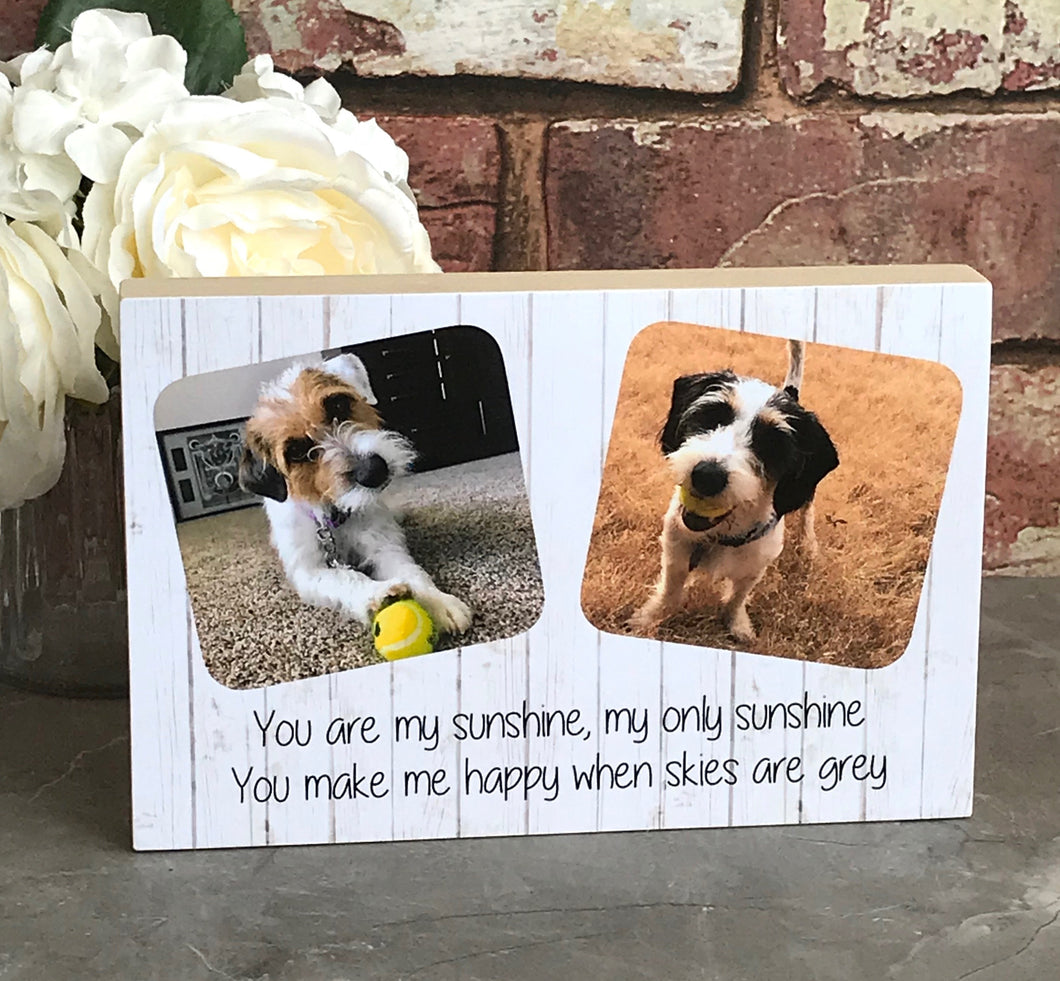 1089 - Pet Photoblock - Add your own text