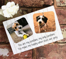 Load image into Gallery viewer, 1089 - Pet Photoblock - Add your own text