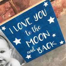 Load image into Gallery viewer, 1135 - Love you to the moon and back Photoblock