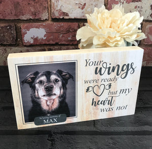 1082 - Pet Memorial - Your wings were ready...