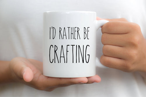 7030 - I'd Rather be Crafting Mug