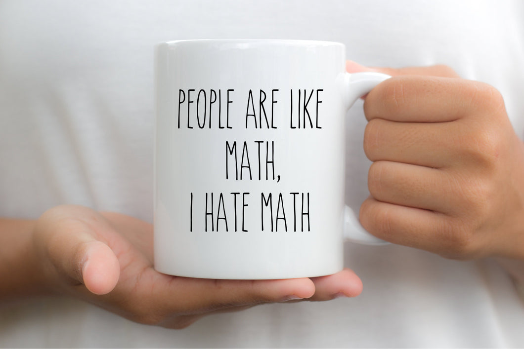 7040 - People are like Math Mug